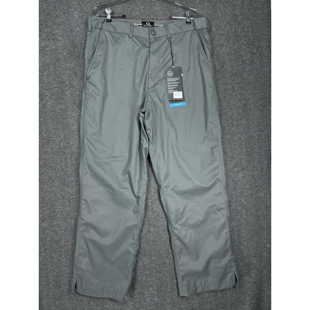 Galway Bay Golf Pants Mens 36x30 Gray All Weather Rain Polartec